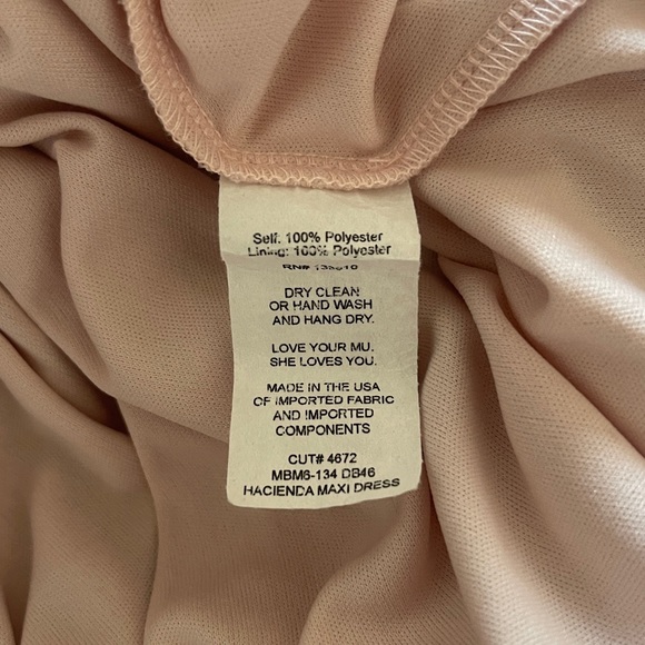 Show Me Your Mumu Hacienda Maxi Dress Dusty Blush - Picture 9 of 9